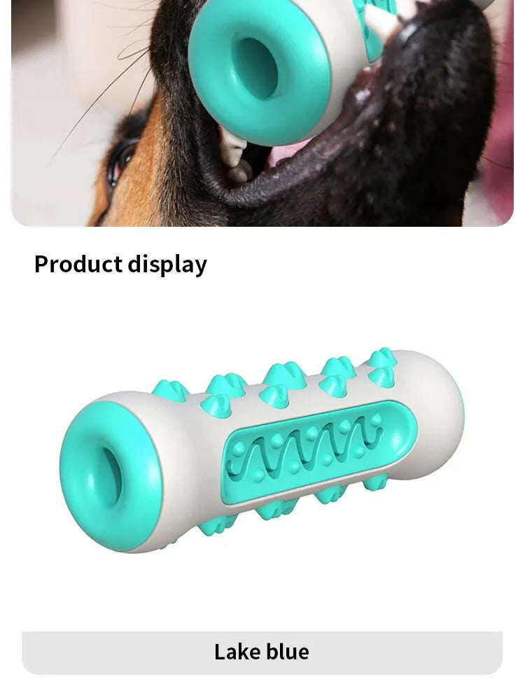 Dog Teething Toy – Chewable TPR Toothbrush Stick for Dental Cleaning