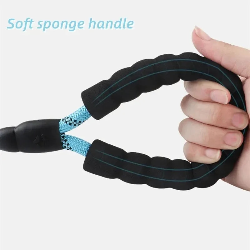 Heavy-Duty Reflective Dog Leash 150cm β For Medium, Large & Small Dogs