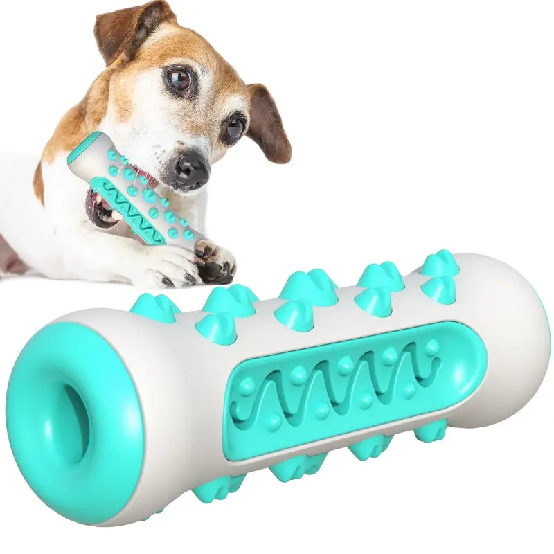 Dog Teething Toy – Chewable TPR Toothbrush Stick for Dental Cleaning